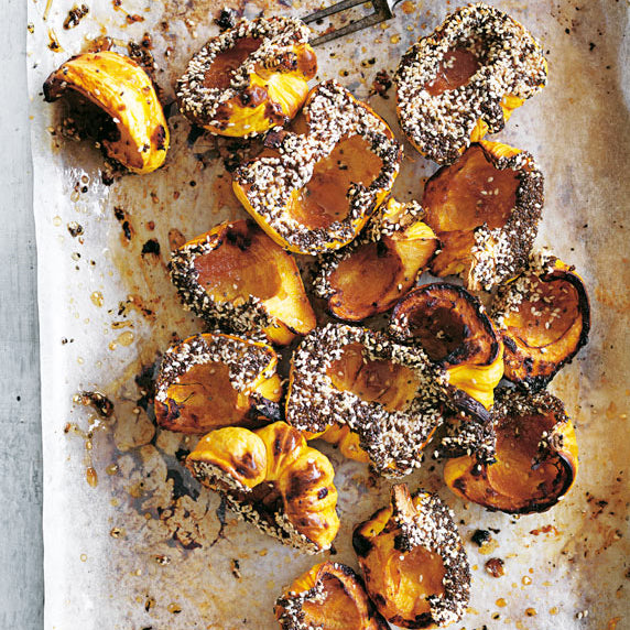 Chia-and-sesame-pumpkin-with-ginger-honey-glaze-two-busy-bees-honey