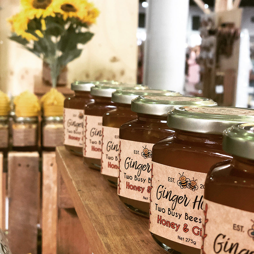 Ginger honey from Two Busy Bees Honey