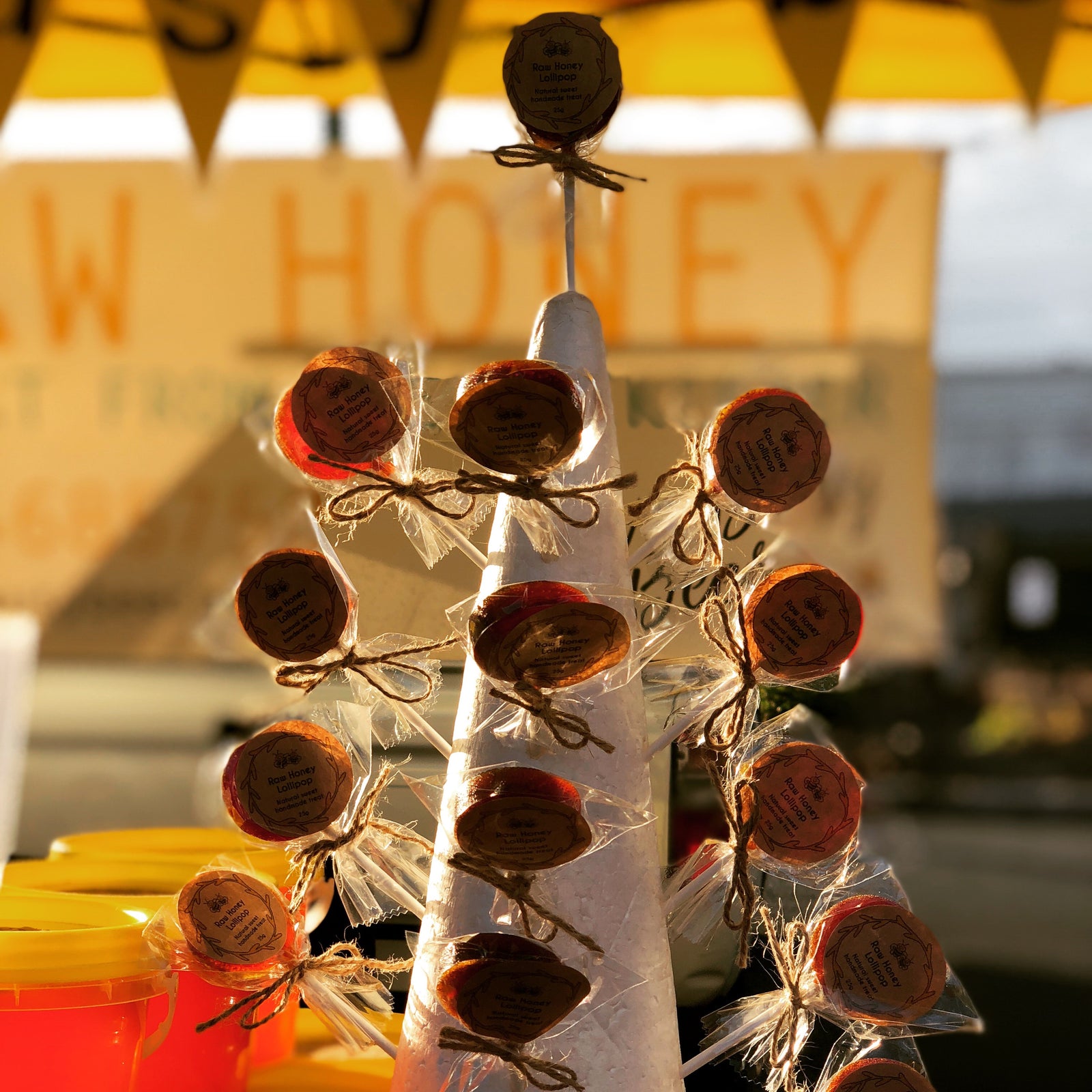 Honey Lollipops