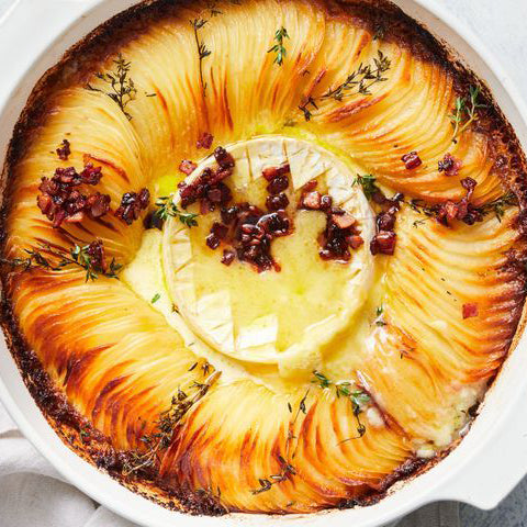 Brie and Bacon Potato Bake