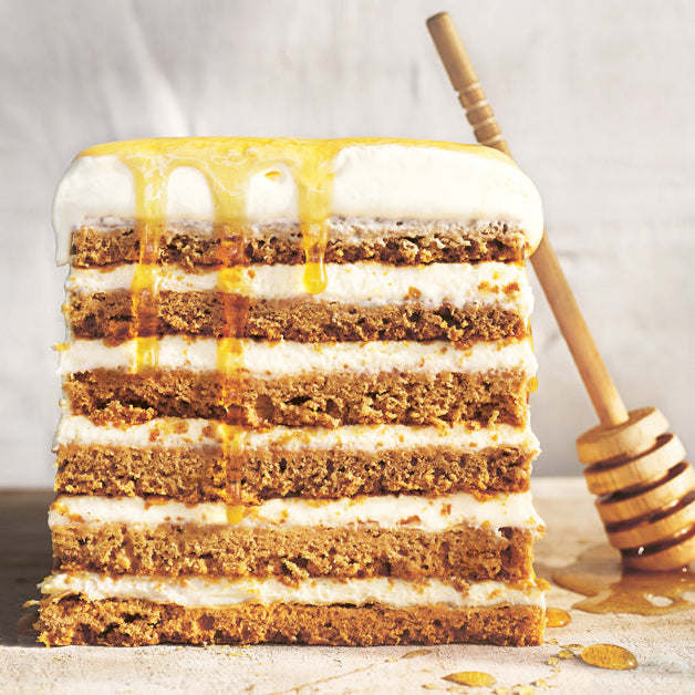 Honey Jumble Sour Cream Cake