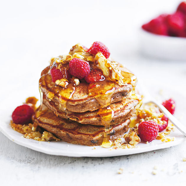 Spiced Banana and Buckwheat Hotcakes